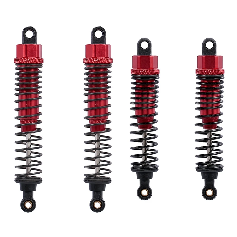 

2 пары черных алюминиевых амортизаторов RC для грузовиков HSP 1/10 108004(08001) и 106004(06062)