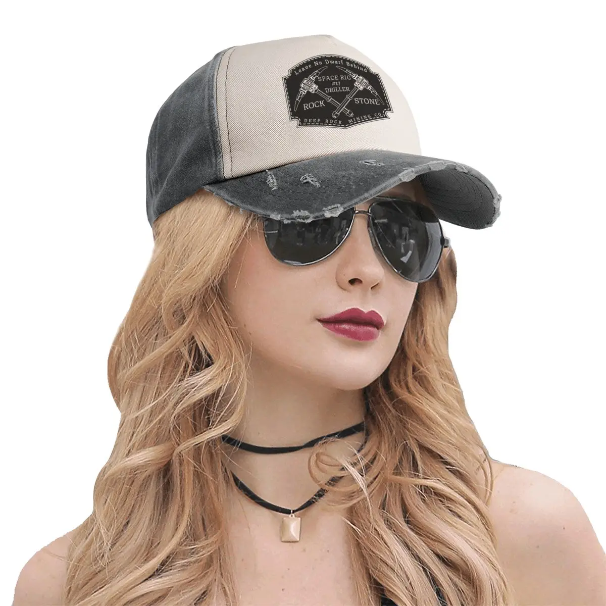 Deep Rock Galactic Driller Patch Sticker/Magnet Baseball Cap Military Tactical Cap Golf Hat Men's Luxury Women's