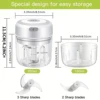 100ml/250ml Electric Mini Garlic Press Chopper - Rechargeable USB Masher with Powerful Lithium Battery, Easy Meat Grinder 3