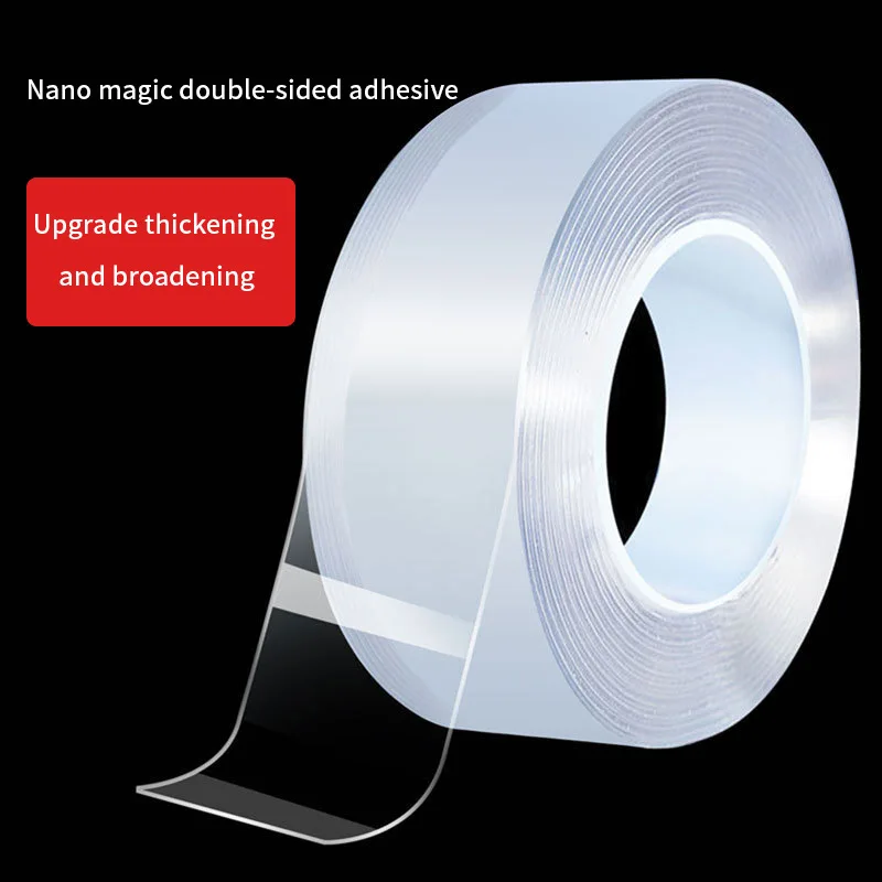 Wall Sticky Tape for Home Strong Adhesive Double-Sided Car Nano Tape Double Sided Pad 2PCS 2021 Nano Double Sided Tape Upgraded Thickness Nano Tape Kitchen Double Sided Tape Heavy Duty 