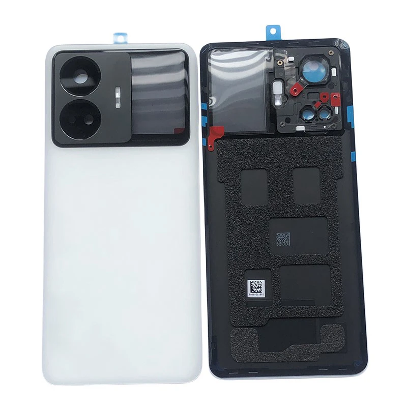Realme GT3 후면 유리 뚜껑 섀시 케이스 후면 배터리 하우징 도어 (카메라 렌즈 포함) GT 3 스마트 폰 교체 부품
