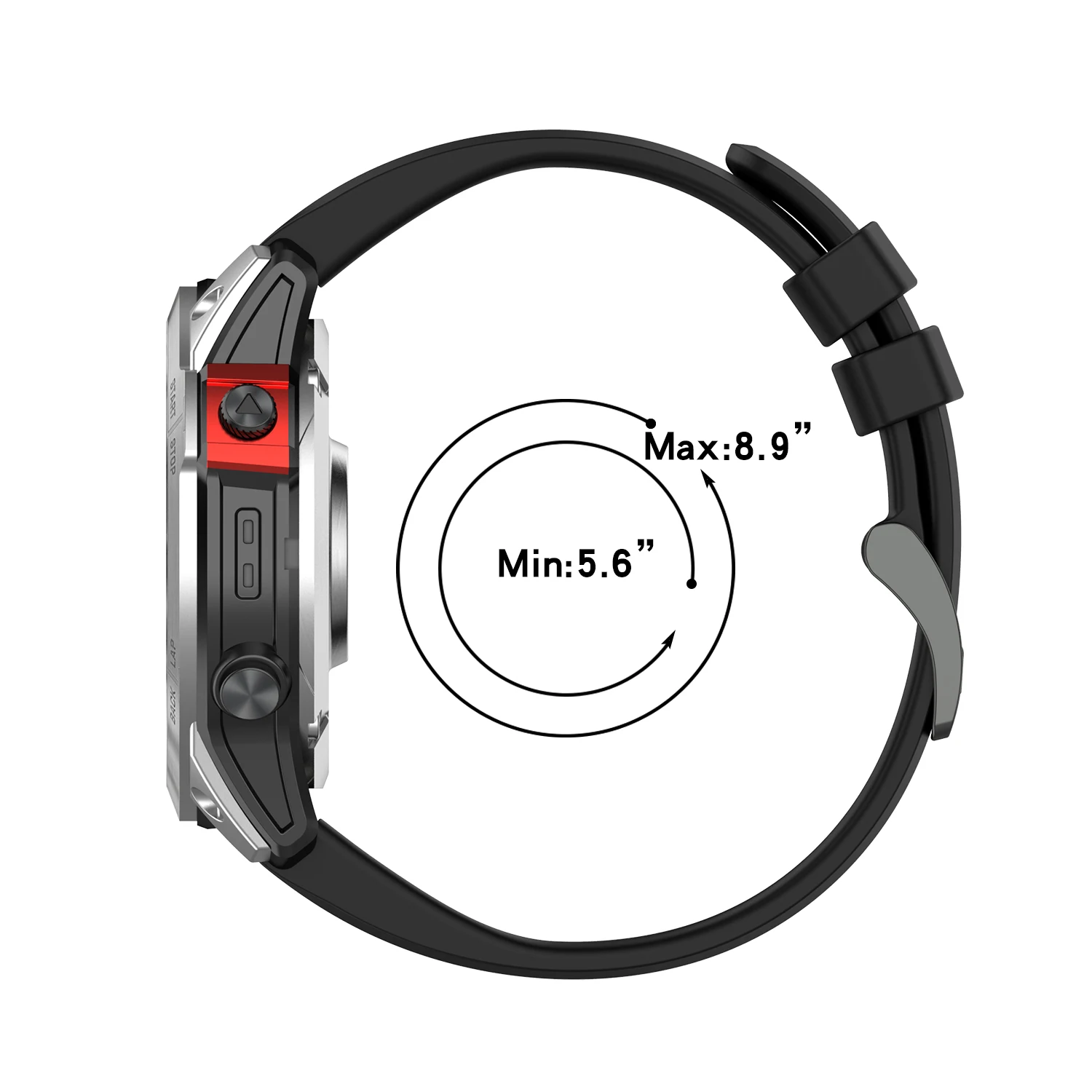 Premium Soft Silicone QuickFit Watch Band - Multiple Sizes Available