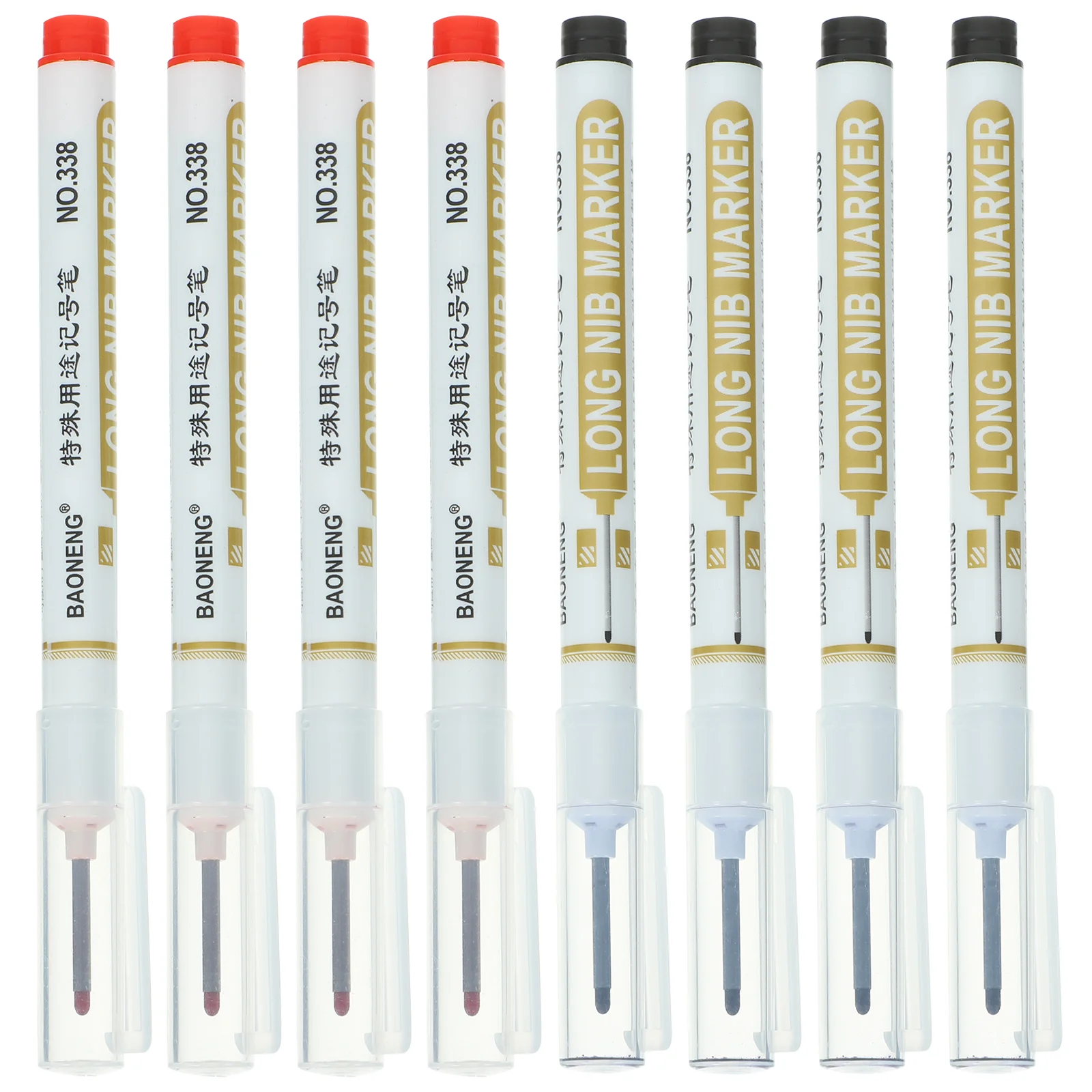 

8pcs Multi-use Permanent Markers Marking Pens Marker Pens Deep Hole Marker Paint Pen