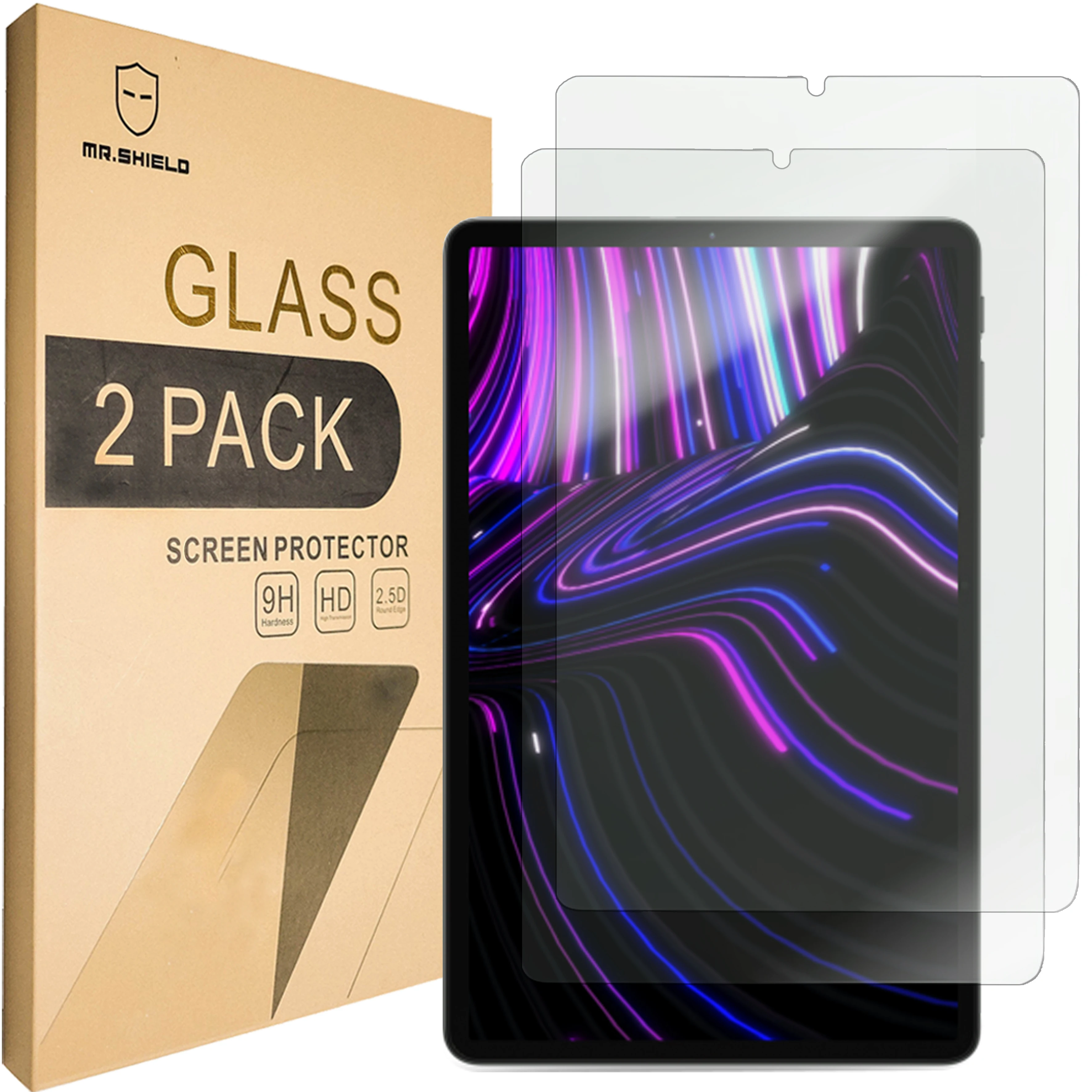 

Mr.Shield [2-PACK] Screen Protector For Alldocube iPlay 40 Tablet 10.4 Inch [Tempered Glass] [Japan Glass with 9H Hardness]