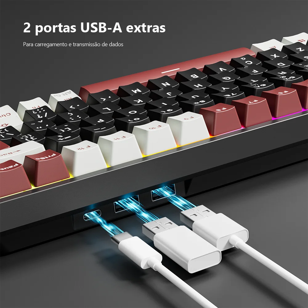 RK ROYAL KLUDGE RK84 - Teclado mecánico intercambiable en caliente con RK ROYAL KLUDGE RK84 - Teclado mecánico intercambiable en caliente con