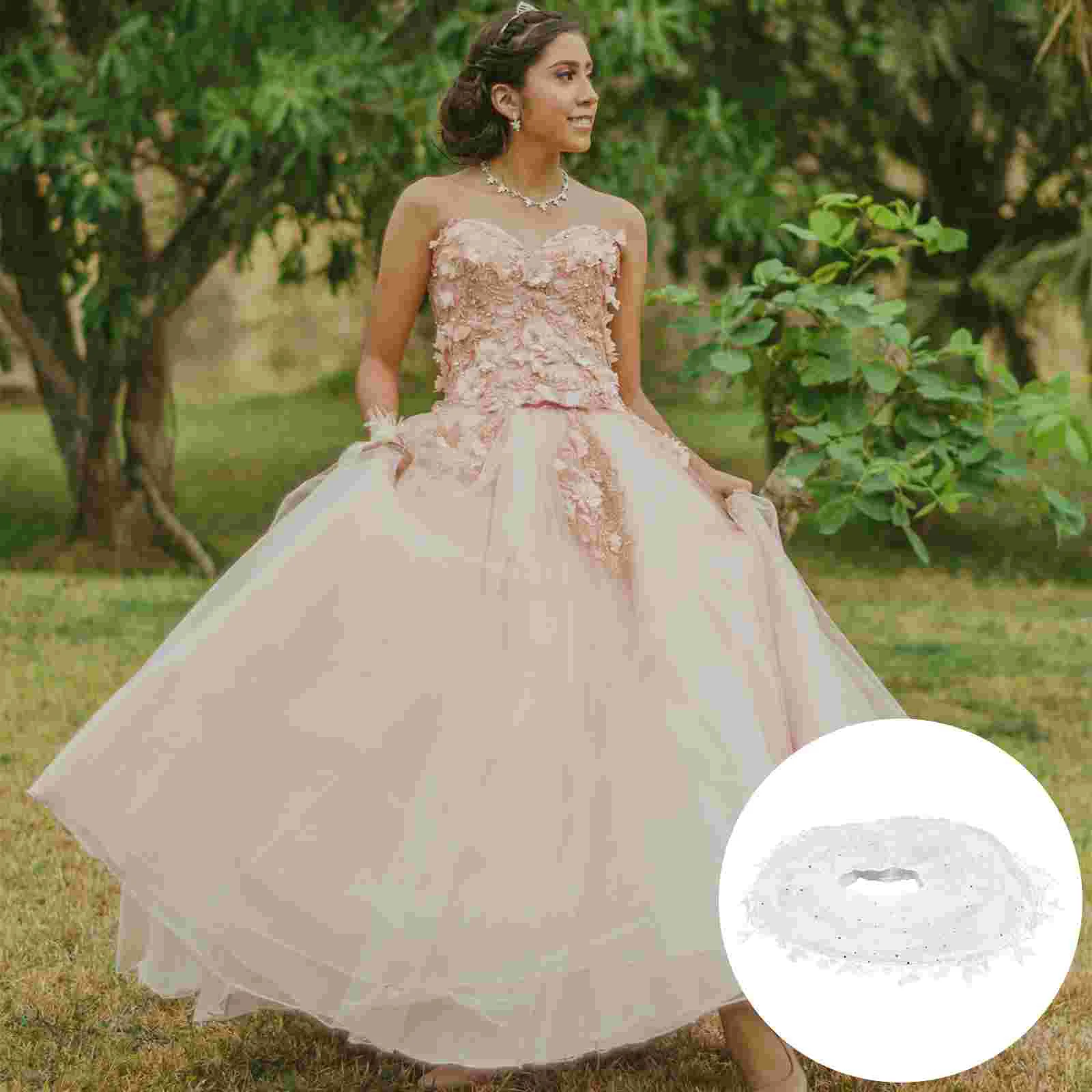 Star Moon Slip Dress Tulle Skirt Petticoat Lolita Pettiskirt Adjustable Tutu Underskirt Mesh