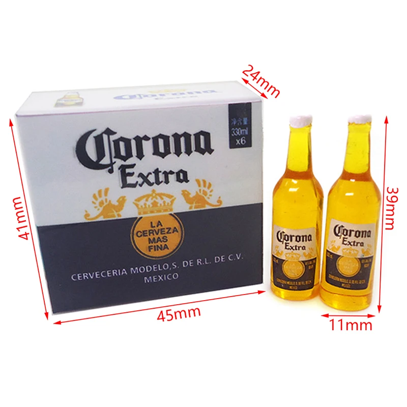 Mini Dollhouse Beer Model Toy 9Pcs/set For Kids Doll House Toys