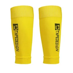 Premium Anti - Slip Breathable Football Socks with Thickened Towel Bottom - Free (Leg  yellow)