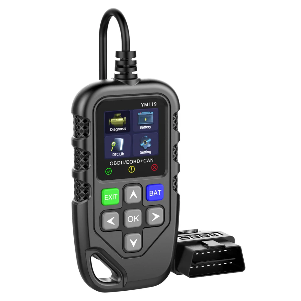 Professional Scan Tool Multi-language OBD2 Scanner Diagnostic Tool Code Reader YM119 Car Auto OBD Scanner Automotive Spare Part