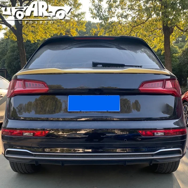 Spoiler Per Auto Professionali Fabbrica Abs Spoiler Centrale Per Bagagliaio Posteriore Per Audi Q5 S Line Sq5 Mk2 2017 2018 2019 2020 +