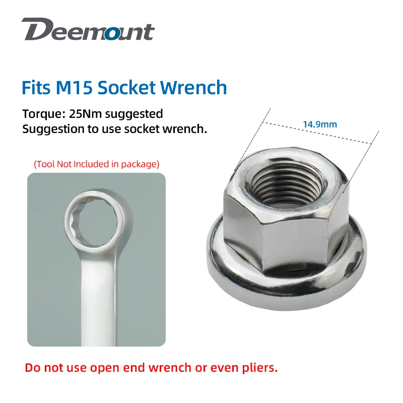 Tuercas dobles remachadas para fijo de bicicleta, fijación de buje delantero y trasero con textura M9 M10, eje de tambor de 3/8 pulgadas, montaje firme|Cubos de bicicleta| - AliExpress