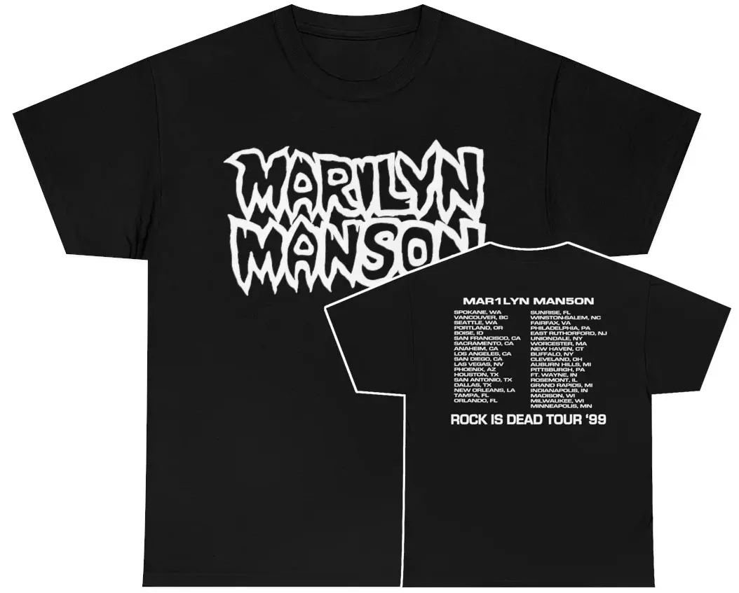 

1999 Механическая рубашка с животными Marilyn Manson на заказ