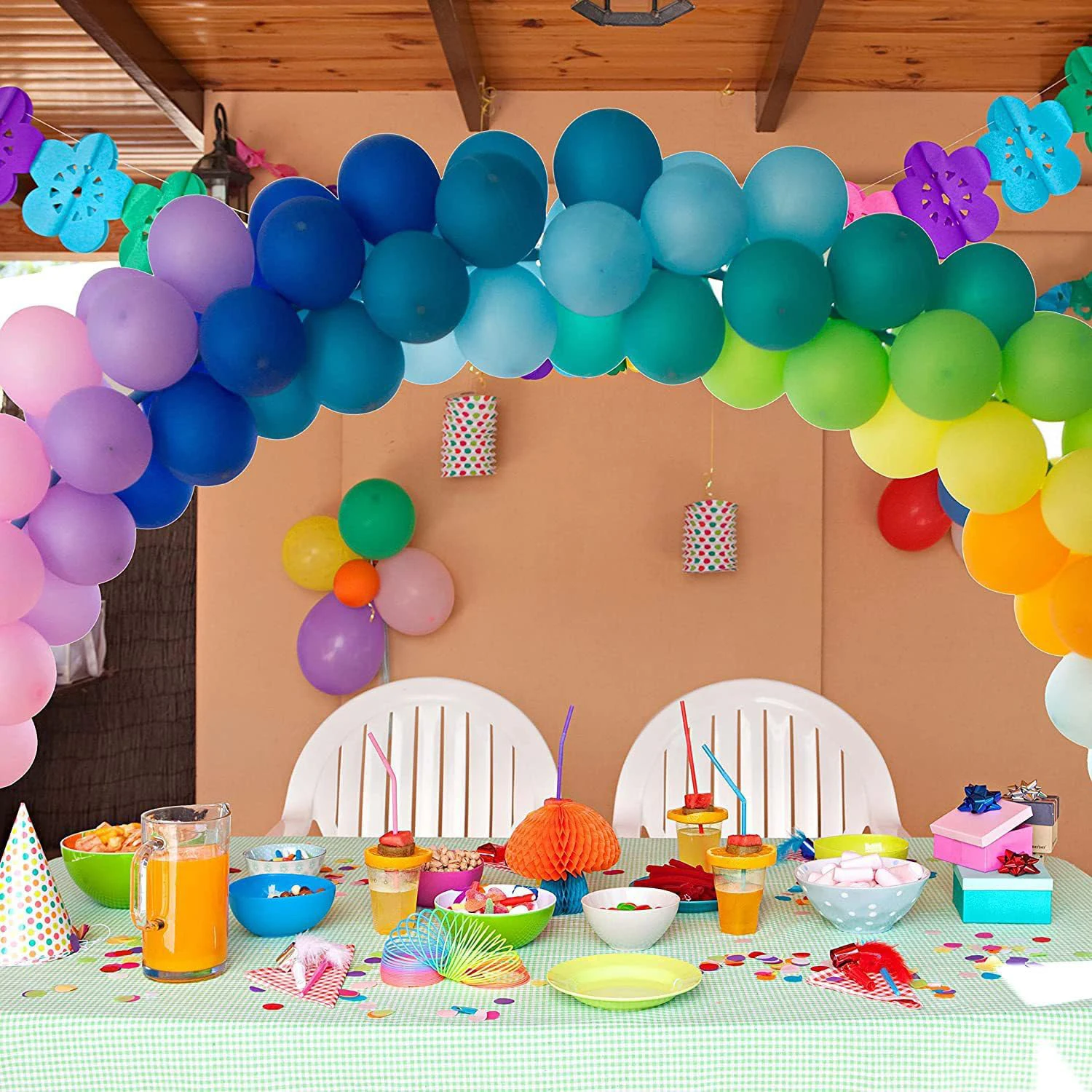 Description Picture 4 of itemBlack balloon arch bracket set, suitable for tables of different sizes, birthday parties, weddings, baby showers