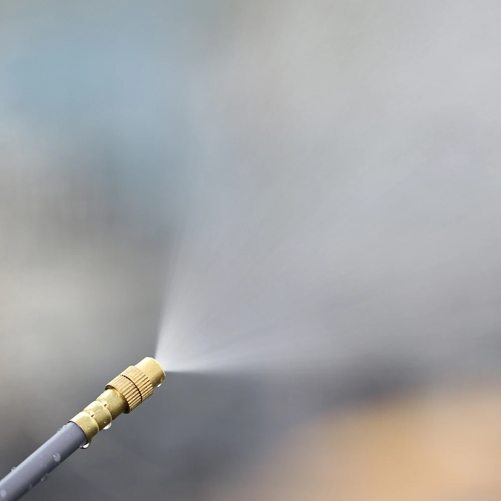 20-50CM Adjustable Brass Garden Sprinkler Nozzle Extension 360&deg; Misting Systems Lawn Watering Irrigation Quick Push