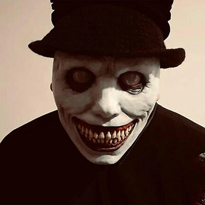 Creepy Halloween Mask Smiling Demons Horror Face Masks The Evil Cosplay Party Costumes Props Holiday Decoration Festival Gifts