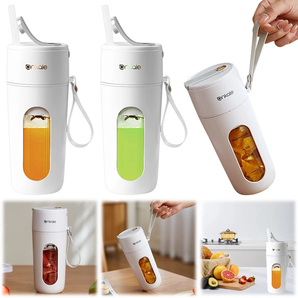 Electric Juicer Machine USB Rechargeable Electric Mini Fruit Juicer 1500mAh Portable Juicer Blender Smoothie Mixer Juicer Cup