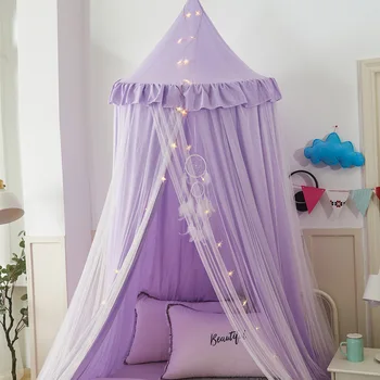 2Layers Baby Bed Mosquito Net Portable Baby Crib Bed Tent Home Mosquito Net Kids Bed Canopy Tent 1