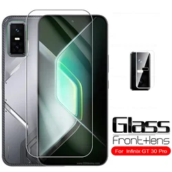 Dual - Function Tempered Glass Screen Protector with Camera Shield for 30 Pro (2IN1 1 Glass 1 Lens)