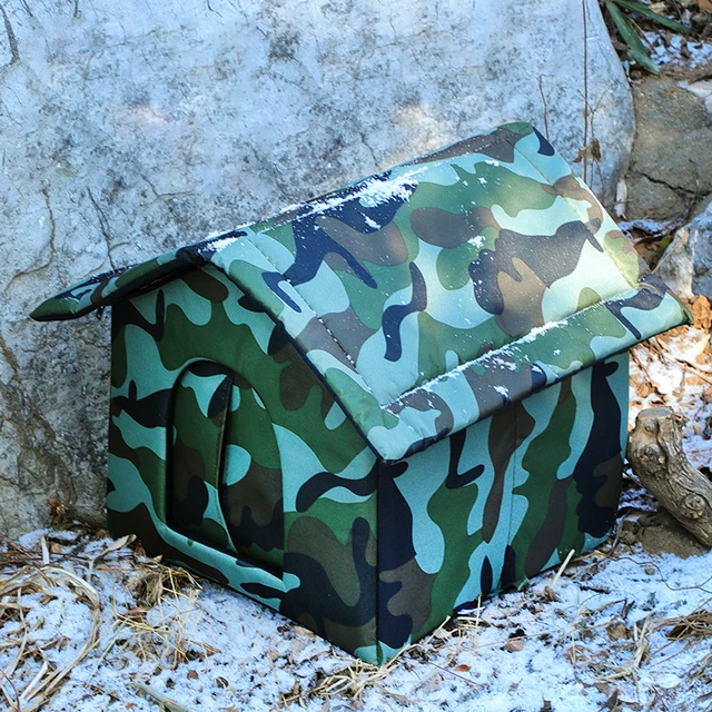 Cat House Waterproof Outdoor Winter Warm Pet Cat Cave Sleeping Beds Tent Home Foldable and Washable for Small Dog Puppy Supplies 2