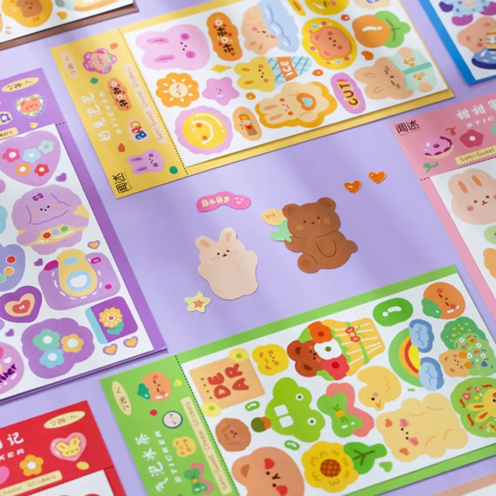 

Decor Handbook Mobile Phone Semi-Sweet Cheese Series DIY Scrapbooking Decorative Stickers Material Sticker Idol Card Decor