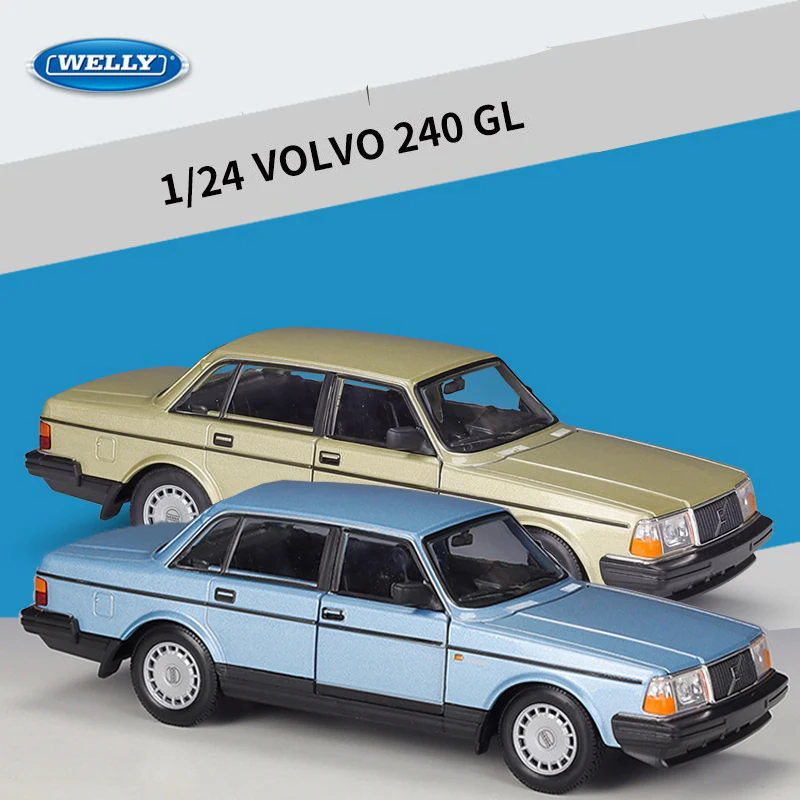

Welly оригинальный Diecst 1/24 VOLVO Модель автомобиля из сплава игрушки автомобили коллекционные украшения статический дисплей игрушки для детей
