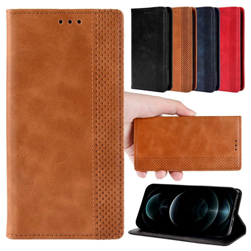 Nuova Custodia Magnetica In Pelle Per Htc U23 Pro Desire 21 20 Pro Plus Custodie Card Flip Plain Cover Minimalista Per Telefoni Cellulari