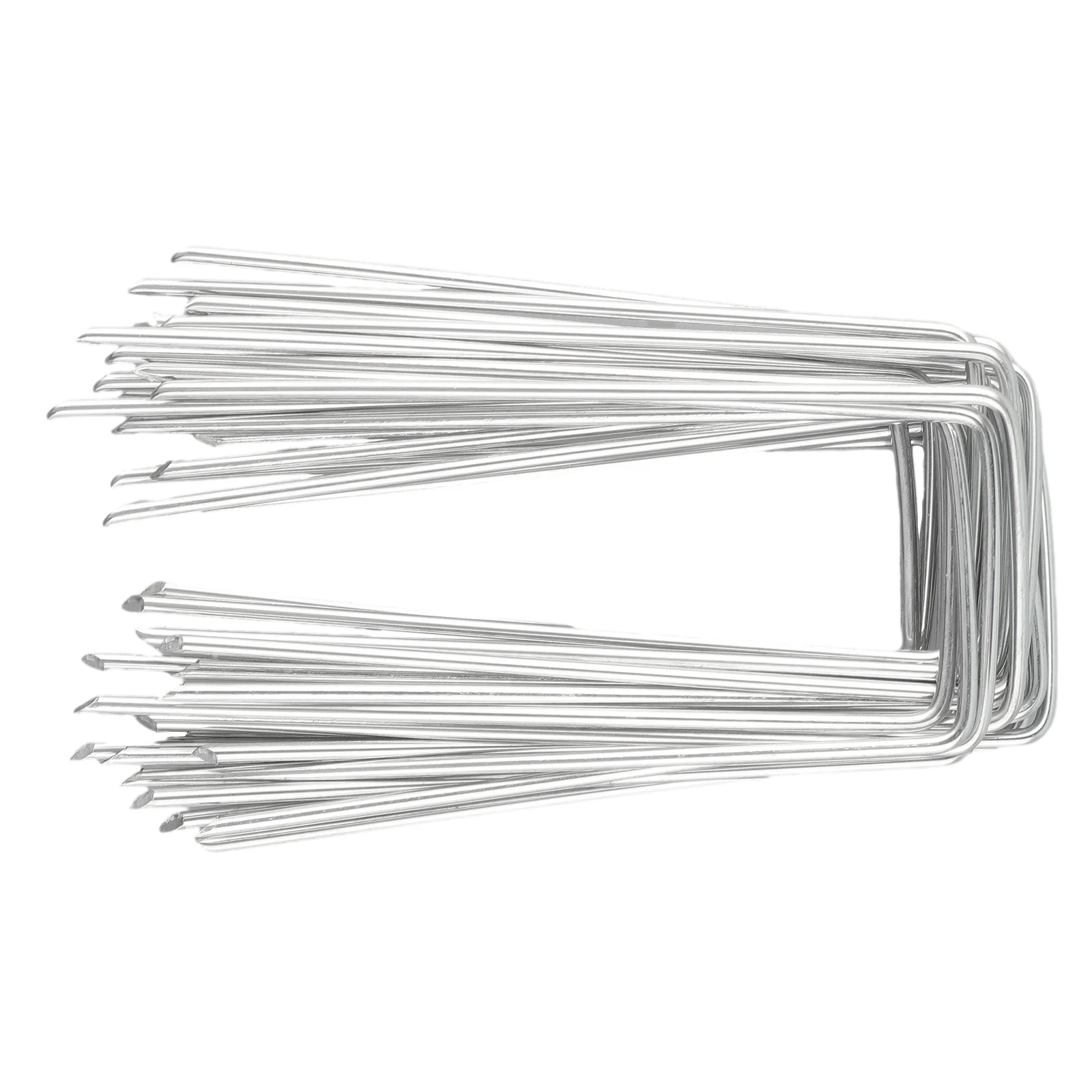 

Fence Home Lawn Tent Pegs U Shaped Galvanised Garden Landscape Metal Pin Tarpaulin 20pcs Anchors Camping Gazebo