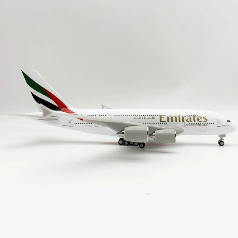 ダイキャスト 30 センチメートル 1/240 スケール樹脂エアバス A380 UAE