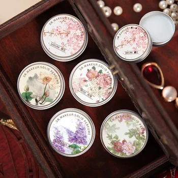 Woman Lavender Solid Perfume Portable Solid Balm Fresh Elegant Long-lasting Fragrances Cream Plant Flower Body Aroma Deodorants 1