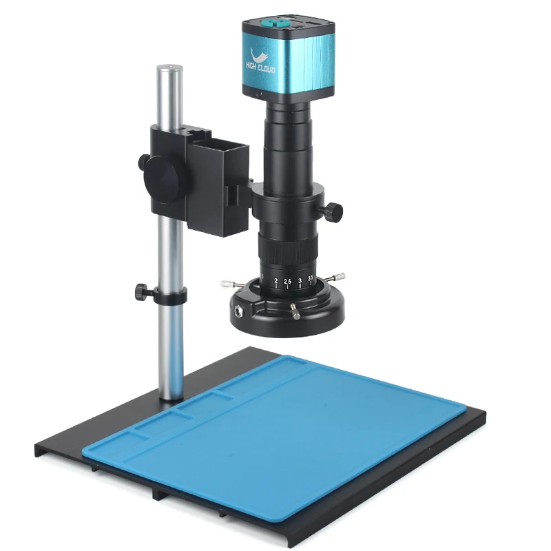 48Mp 4K Hdmi Usb Microscope Camera 120X-300X C-Mount Lens Microscopio Digitale Elettronico Industriale Per Saldatura Di Riparazione Del Telefono