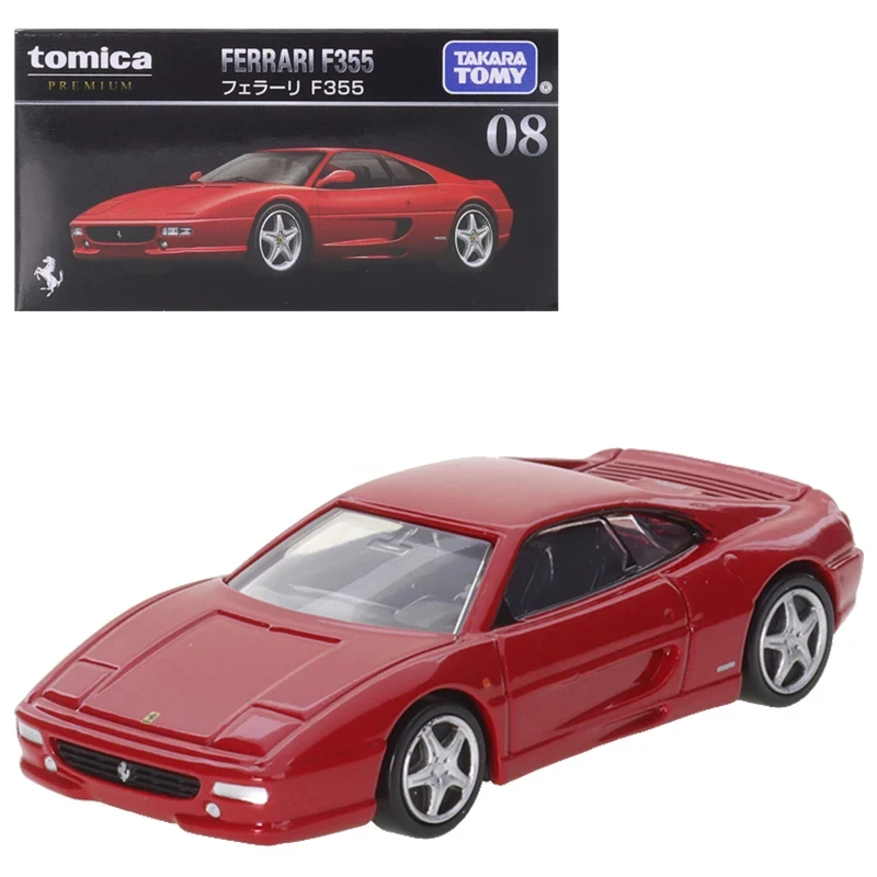 TAKARA TOMY TOMICA Premium 08 F355 diecast alloy simulation static model, children's collection toys, gifts for children 5