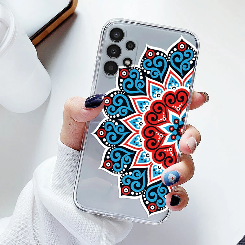 Floral Transparent Soft Silicone Phone Case - Flower TPU Cover