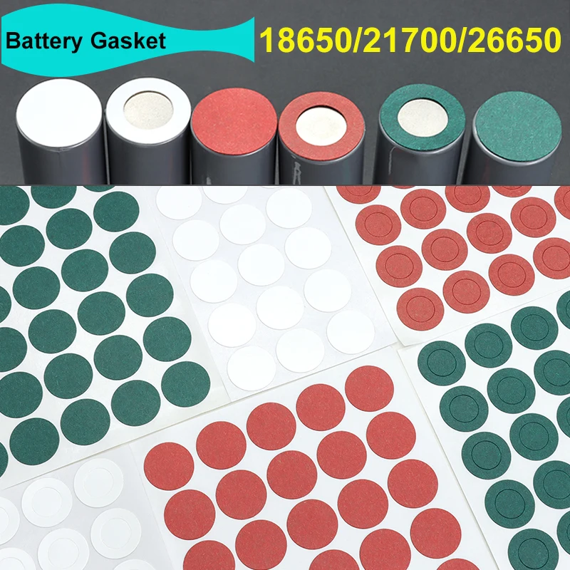 20/5000Pcs Guarnizione Di Isolamento Della Batteria 18650 21700 26650 Pack Cell Orzo Colla Di Carta Adesiva Elettrodi Di Pesce Cuscinetti Isolati