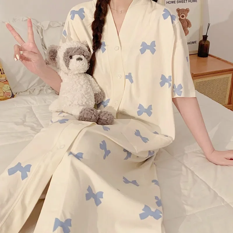 코튼 모유 수유 원피스, 출산 잠옷, 여름 외출 산후 의류, 모유 수유 원피스, 간호 잠옷