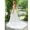 Customized Vestido De Noiva V Neck Tulle Wedding Dress Top Lace Appliques Bridal Dress Made Backless Wedding Gown Sweep Train 2