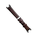 Dark brown leather