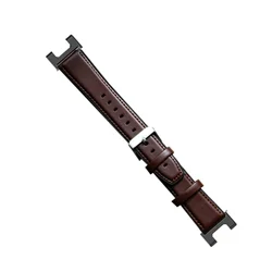 Premium Leather Silicone Watch Band Replacement - T - Rex Pro and T - Rex (Dark brown leather)