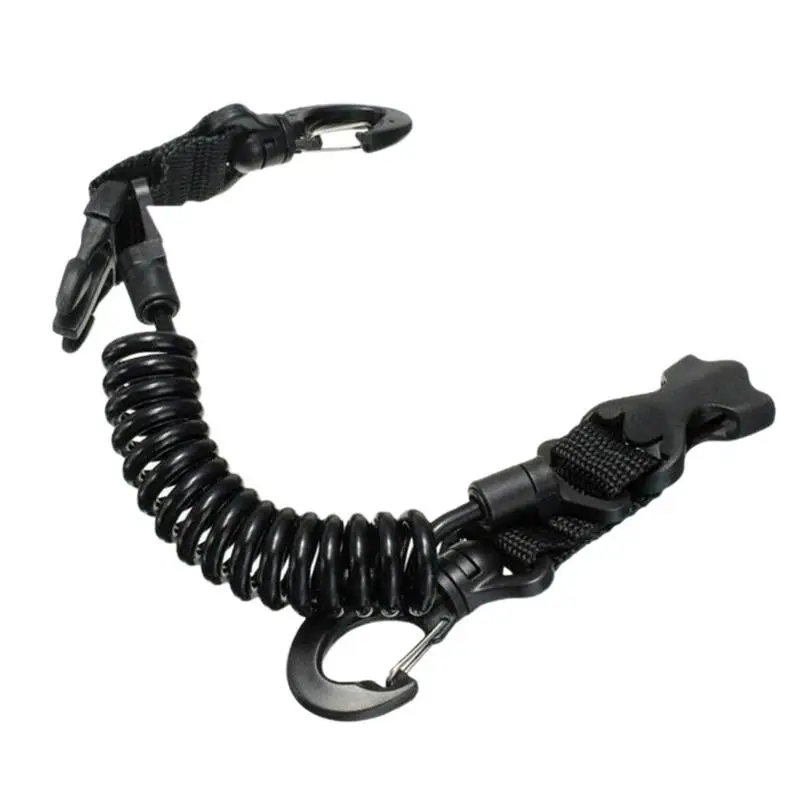 

Scuba Diving Lanyard Spring Coiled Camera Drop Rope Adjustable Design Spring Rope For Underwater Photography Outdoor Climbing