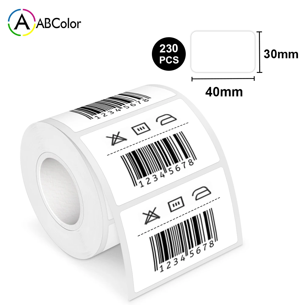 Self-adhseive Etiqueta Adesivo 40 30 mm Terno para E210 Wireles Impressora de Etiquetas Phomemo M110 Label Maker E210 Label Printer Paper E210