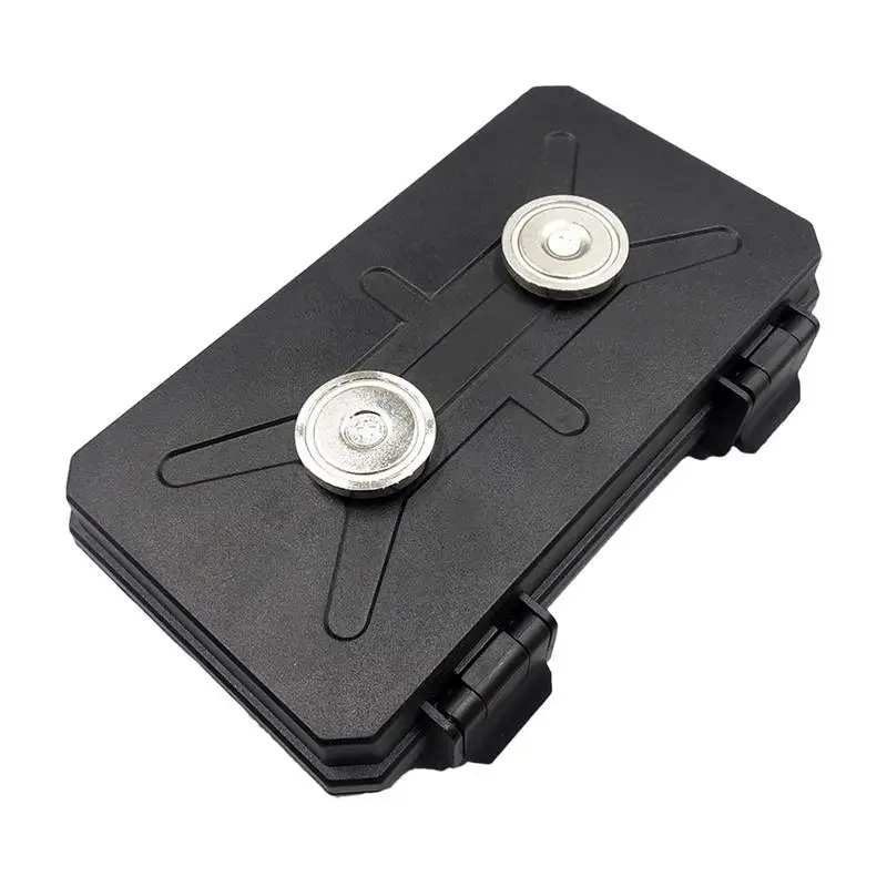

Car Magnetic Key Box Holder Portable Soft Lining Rust Proof Magnetic Key & ID Cards Hider Under Car auto inteior accessories