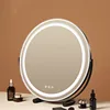 Bathroom Makeup Mirror Lights Lighted Cosmetic Vanity Mirror with Led Lights for Dressing Portable Vanity Mirror Light Round 2