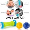 Foot Massage Roller Spiky Balls Fascia Ball For Hand Leg Back Pain Therapy Deep Tissue Trigger Point Recovery Muscle Relaxation 2