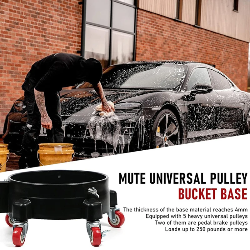 and High QualityRoller Removable Truck With Wheels Storage Tray Heavy Duty Car Wash Tools Accessories