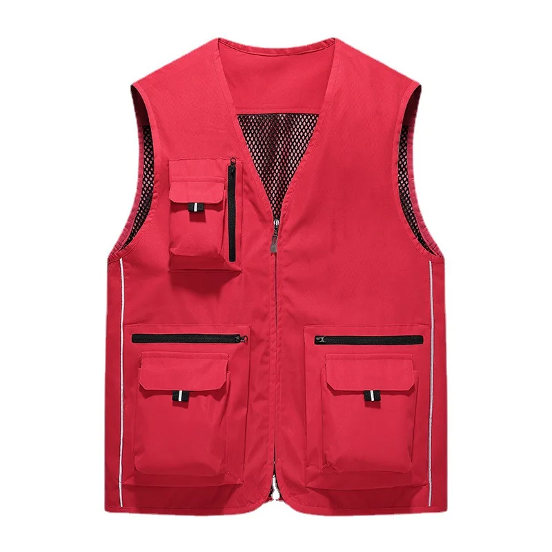 Large Size Man Vest Tactical Military Vest Outerwear & Coats Mens Overcoat Coat Men Padded Fishing Wear Trekking Waterproof
