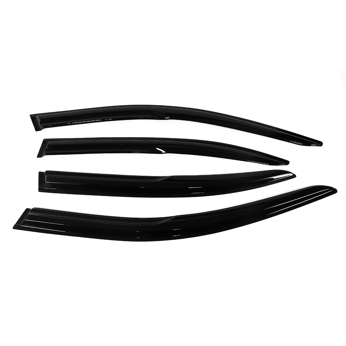 4pcs Car Window Wind Deflectors Tinted Guard For Skoda Octavia MK2 2009