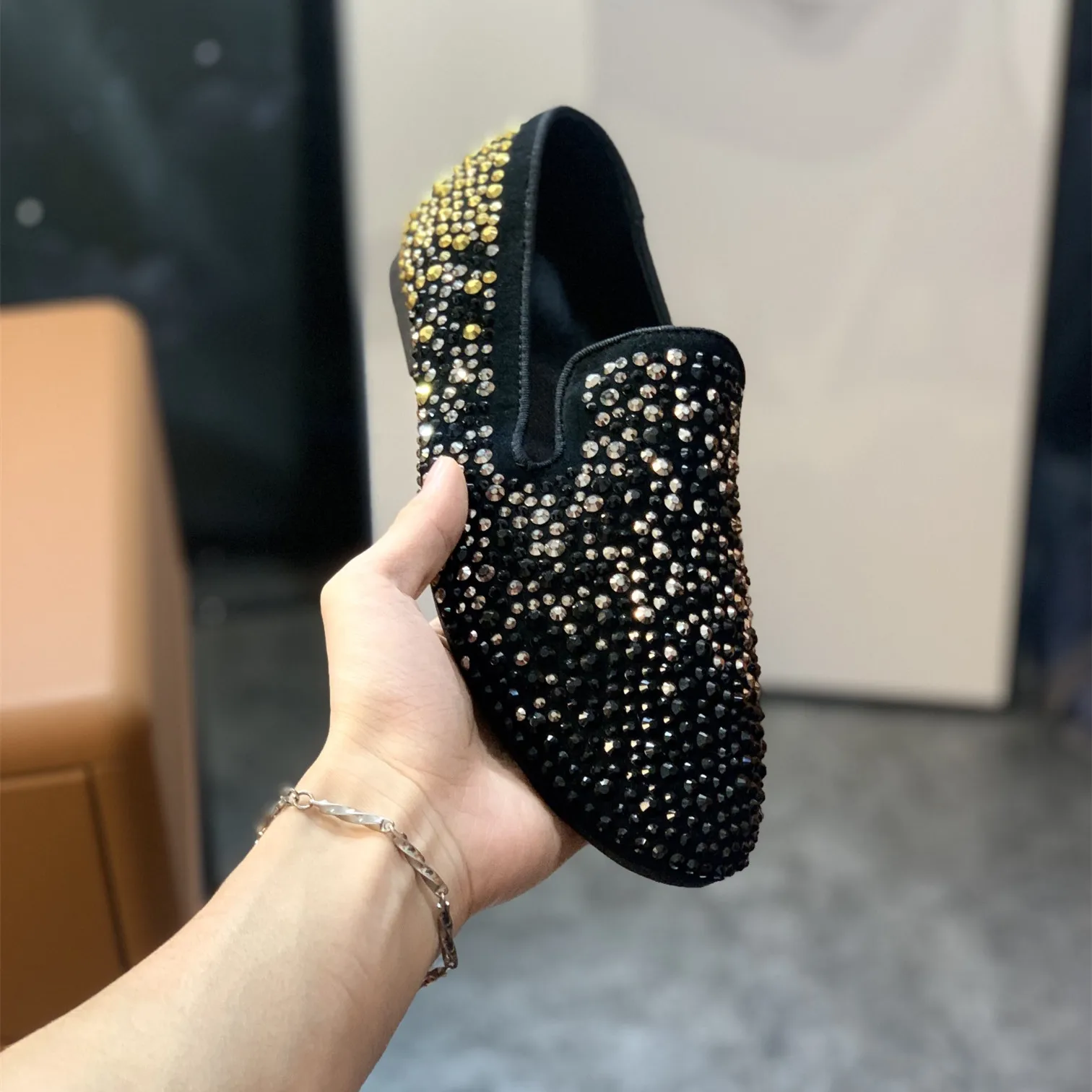

Italian Men Shoes Luxury Brand High Quality Non-slip Footwear Comfortable Birthday Present Wedding Party Loafers Classic Suede