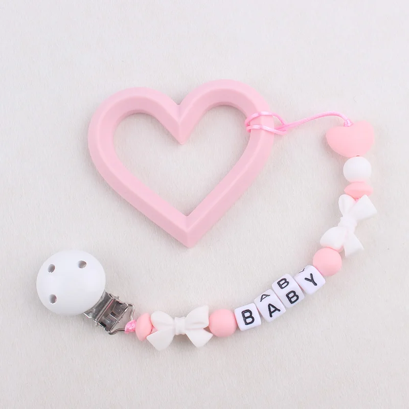 Personalized Infant Toddler Baby Boy Girl Pacifier Clips Dummy Chains