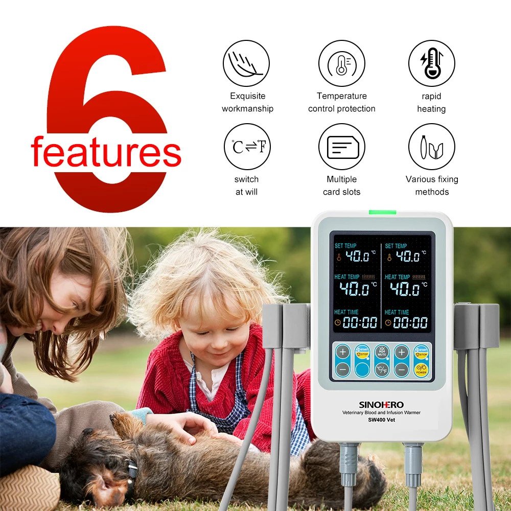 Veterinary Blood and Infusion Warmer Vet Transfusion Heater Portable Blood infus