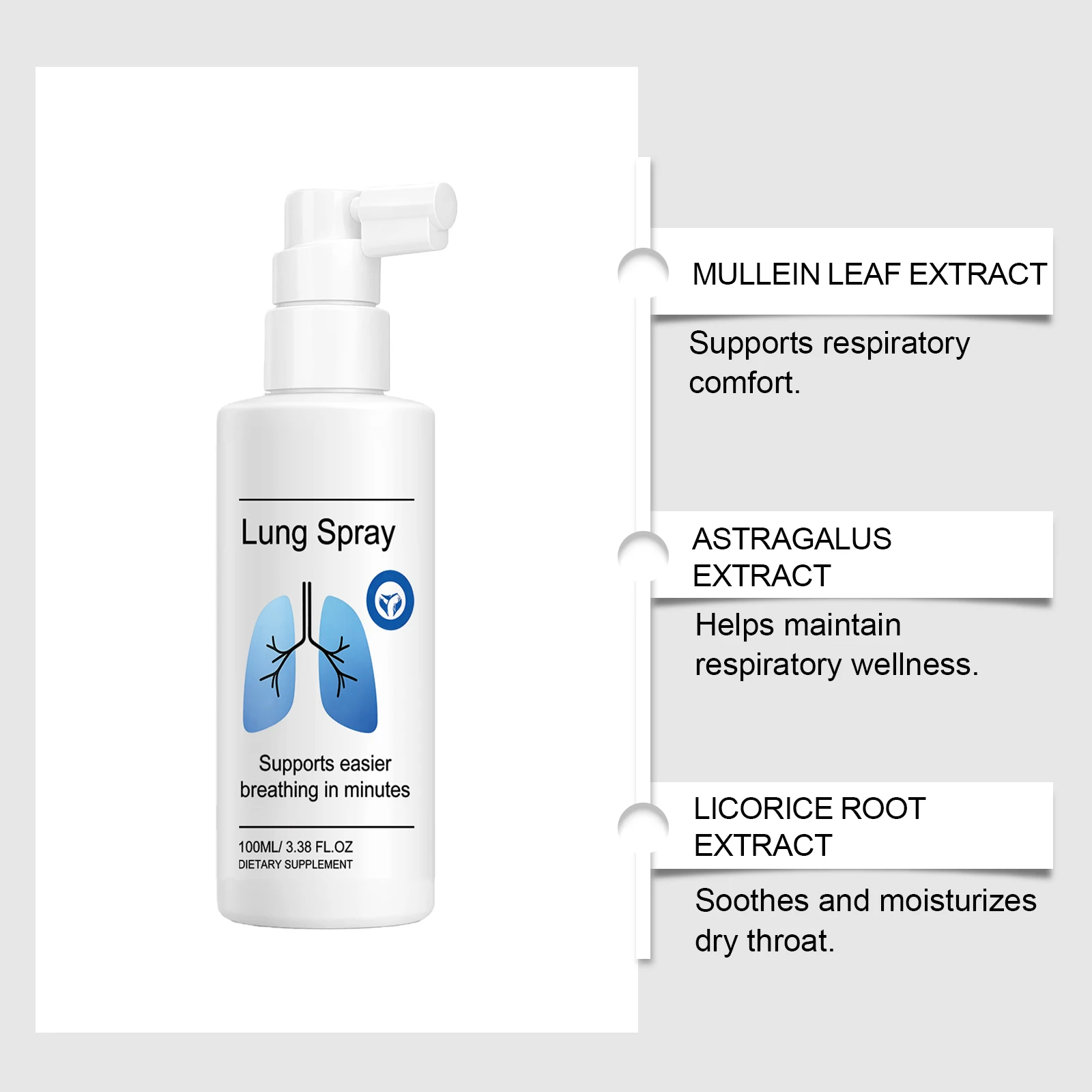 Body care spray with gentle ingredients, easy to use, portable for daily use, moisturizing care, convenient spray - 4