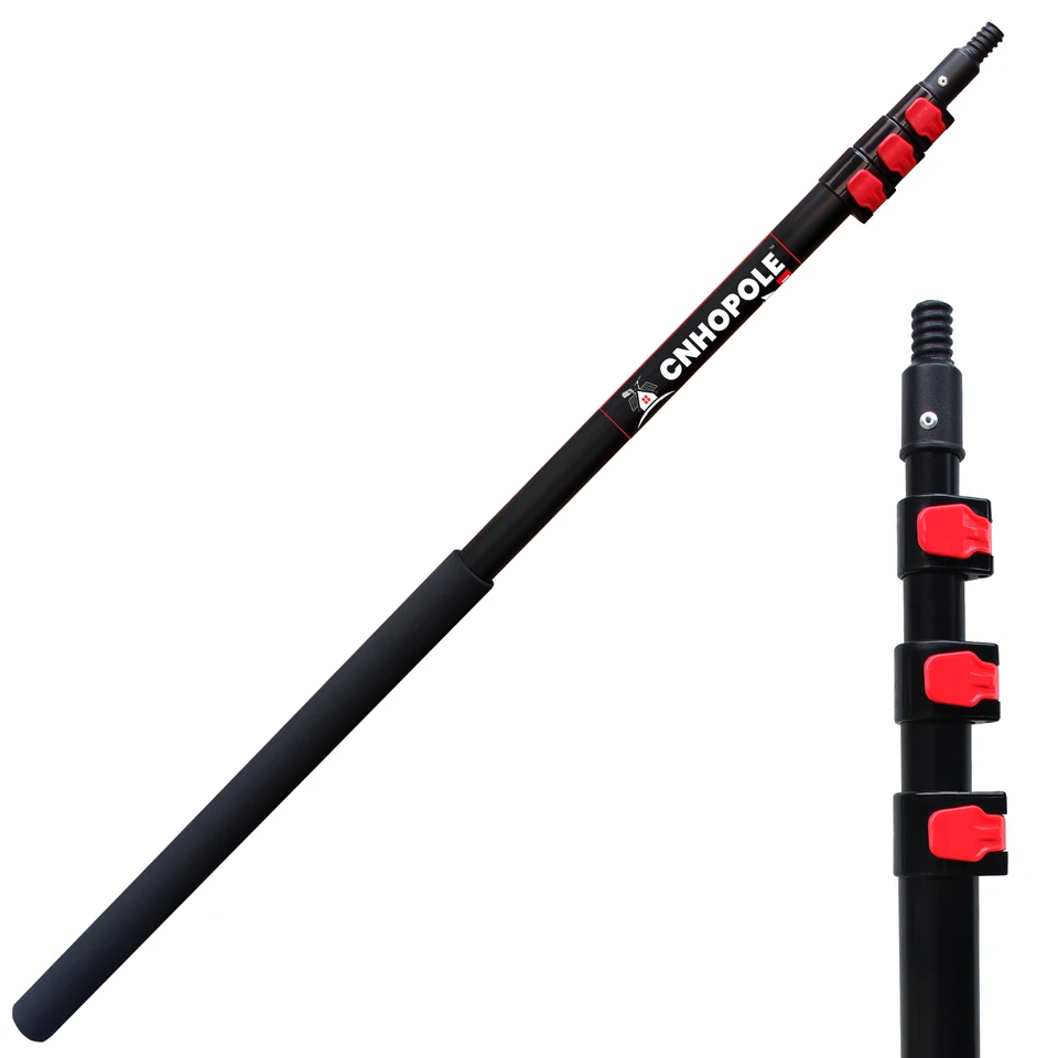 APMOLAR Telescopic Extension Paint Roller Pole (5-12 Feet) - Lightweight Aluminum, Flip-Tab Lock, Universal Thread - View #3